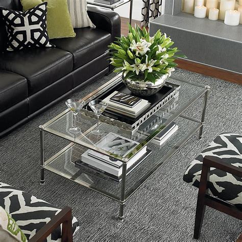 glass tray coffee table